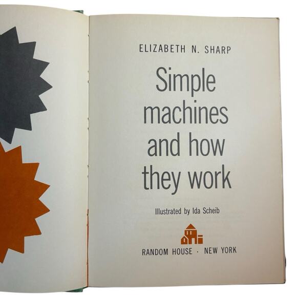 VTG 1959 "Simple Machines And How They Work" By Elizabeth Sharp FIRST PRINTING! - Picture 13 of 16